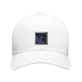 Gorra con rejilla retro | Flexfit 6606 white white