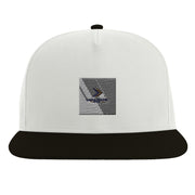 Original Flat Peak Snapback | Beechfield B660 White and Black